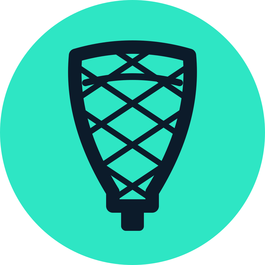 Pocket Theory — strung lacrosse head icon